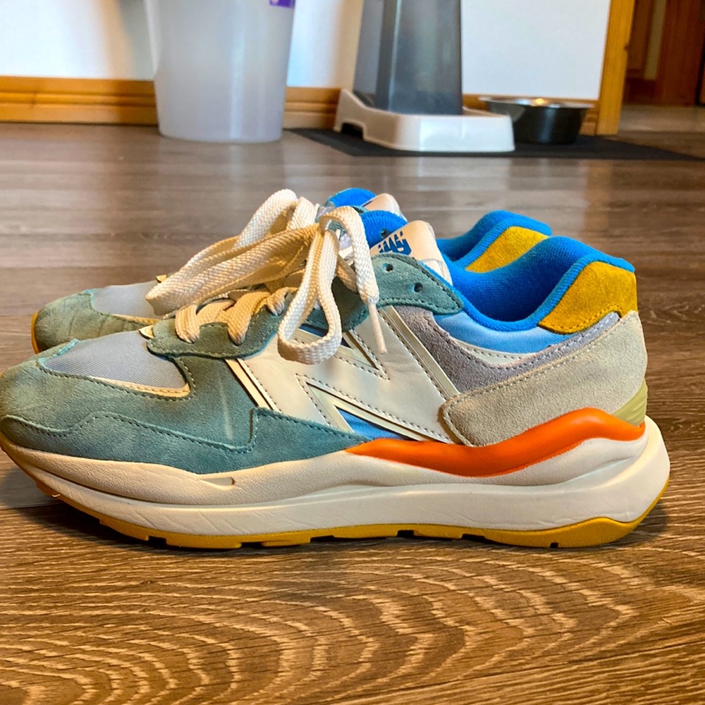 Women’s NB 57/40 ‘Multi-Color’ Sneaker.  Size 8.5.